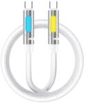 BWOO Cablu Usb-c - Usb - C 1.2m 240w Cu Rgb Si Aromatherapy - Alb (gsm195158)