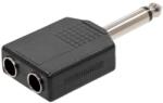 PLUGGER Adaptor Jack 6.3 Tata Mono - 2 X Jack 6.3 Mama Mono (47873)