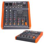 Ibiza Sound Mixer 4 Canale Cu Egalizator, Efecte Si Usb (mx401)