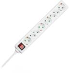 V-TAC Prelungitor 8 Cai Cu Intrerupator 1.5m( 3g1.5mm2) - Alb (sku-8772)