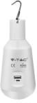 V-TAC Bec Led E27 7w 3in1 Cu Acumulator Incarcare Solara Si Usb (sku-2857)
