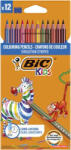 BIC Színes ceruza készlet, BIC KIDS "Evolution Stripes", 12 különböző szín (COR_BC9505222)