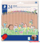 STAEDTLER Színes ceruza készlet, hatszögletű, STAEDTLER "Noris® natural 143N", 24 szín (TS143NC24) - nyomtassotthon