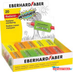 Eberhard Faber Radír display, ceruzafogó, háromszögletű, EBERHARD FABER "Winner", vegyes neon színek (COR_TFCEF585450)