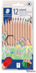STAEDTLER Színes ceruza készlet, hatszögletű, STAEDTLER "Noris® natural 143N", 12 szín (COR_TS143NC12)