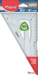 Maped Háromszög vonalzó, műanyag, 60°, 20 cm, MAPED "Geometric (COR_IMA242621)