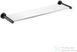Omnires MODERN PROJEKT 55 cm-es üvegpolc, szálcsiszolt grafit MP60930GR (MP60930GR)