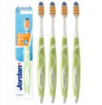 Jordan Kézi fogkefe Jordan Advanced Medium Közepes sörték 4db (Jordan Advanced Medium dla dorosłych 4szt.)