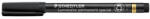 STAEDTLER Alkoholos marker, 0, 6 mm, F, STAEDTLER "Lumocolor Special 319", fekete (319 F-9) - eztkapdki