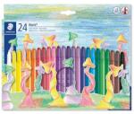 STAEDTLER Zsírkréta, kitekerhetõ, STAEDTLER "Noris® 221", 24 különbözõ szín (24 db) (TS221NWP24)