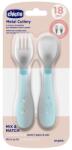 Chicco Rozsdamentes kanál és villa - teal, 18m+