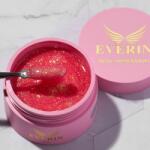 Everin Gel Autonivelant Everin New Obsession Sip and Sparkle 50gr - Gel Roz cu Sclipici (NO-SS)