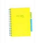 strigo Spirálos Jegyzetfüzet Pads A5/100K Kockás Neon Sárga (5905658813901)