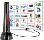 Hama Digitális Tv antenna Dtb Tech 4K 1080p mágneses 75 Ohm TV-hez (5904133267321)