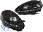  Tuning fényszóró szett valódi DRL fényekkel, Fiat PUNTO EVO 10.2009-2012, bal és jobb (ABHF6021212)