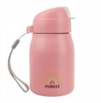  Termikus palack gyerekeknek MyRoys 300 ml acél szívószállal termosz Szájfény (5905523463361)