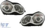KITT Lightning Full LED hátsó lámpák Mercedes C-osztály W203 Sedan (2000-2004) Piros-Fehér dinamikus irányjelzővel (TLMBW203RCFW)