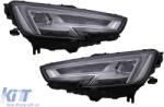 KITT Lightning Full LED fényszórók Audi A4 B9 8W (2016-2018) modellhez, Xenonról LED-re való átalakításhoz (HLAUA4B9LED)