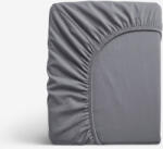 Goldea cearceaf de pat cu elastic din jersey - gri închis 160 x 200 cm