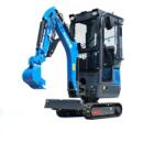 Rippa Miniexcavator 1, 1 tone, cu cabina, motor Kubota 11 CP, RIPPA R10 ECO (R10ECOCAB-K)