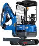 Rippa Miniexcavator 1, 5 tone, motor Kubota 14 CP, RIPPA R15 ECO (R15ECO)