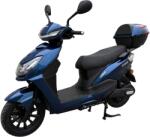 Samus Scuter electric Samus Torino-25-12T2500-72V32-Blue, putere maxima 2500W, Autonomie 100 km, viteza maxima de 25 km/h, conform reglementarilor UE, fara permis (Torino-25-12T2500-72V32- Blue)