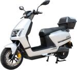 Samus Scuter electric Samus MODENA-25-12T2000-72V23-Silver, putere maxima 2000W, Autonomie 85 km, viteza maxima de 25 km/h, conform reglementarilor UE, fara permis (MODENA-25-12T2000-72V23-Silver)
