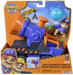 Spin Master Patrula Catelusilor Rubble si Echipa Set Figurina si Vehicul Mega Blaster (6076590) - edanco Figurina