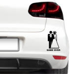 4 Decor Sticker auto - Game over