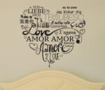 4 Decor Sticker Te iubesc in 16 limbi - beestick-deco - 110,00 RON