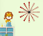 4 Decor Sticker Ceas Explozie de Buline