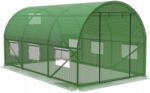 Sersimo Sera de gradina tip tunel 300x200x200 cm, cadru metalic, 6 mp, verde (TUN-5207)