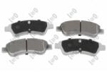 ABAKUS set placute frana, frana disc ABAKUS 231-01-008 (231-01-008)