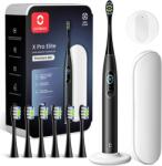 Oclean Periuta electrica Oclean X Series Pro Elite, 7 capete, neagra, cu incarcare wireless (48903455) Periuta de dinti electrica