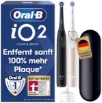 Oral-B Periuta electrica Oral-B iO Series 2, 2 bucati, negruroz, design elegant (42177115) Periuta de dinti electrica
