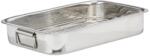 Relaxdays Tava de copt Relaxdays XL din otel inoxidabil, spatiul de gatit 43 x 31 cm (67543909)