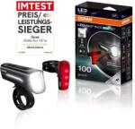 OSRAM Set de lumini pentru bicicleta OSRAM LEDsBIKE Race 100, 100 lux, reincarcabil, 3 moduri (71755250)