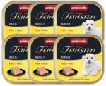 Animonda Vom Feinsten Adult hrană umedă tip pate pentru câini cu curcan și brânză 6x150 g