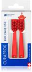 CURAPROX Kids Travel refill tartalék kefék fogkefére Red 2 db