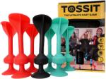 TOSSIT Darts szett tapadókorongokkal, Tossit, 7 darabos szett, piros-türkiz (RECY)