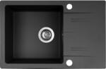 Pyramis LEFKADA sink (68x44) 1B 1D black + Flessi Black Edition tap - 070 260 611F (070 260 611F) Chiuveta