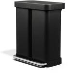 simplehuman Szabadon álló szemetes 58 l Matt fekete CW2117 (SHCW2117)