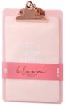 Biro Time Clipboard Biro Time Moonstone - A5, cu suport pentru scris, roz (480855)