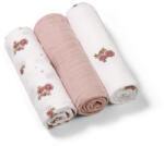 BabyOno Babyono, scutece din muselina, roz, 70x70 cm, 3 buc