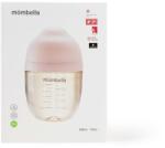 Mombella Mombella, Breast Shape, biberon anticolici pentru nou-nascuti, 300 ml, Old Rose