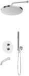 Oltens Set baterie cadă-duș Oltens Katla 34600100, cap de duș Oltens Alvo 37011100, 39100100, 39400100, 37102100, 39304100, 37200100 (36642100)
