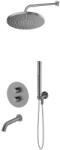 Oltens Set baterie cadă-duș Oltens Katla 34600400, cap de duș Oltens Pluva 37010400, 39100400, 39402400, 39304400, 37102400, 37200400 (36641400)