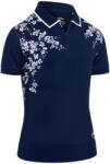 Callaway Floral Blossom Rib Top Blue Depths Női póló XS
