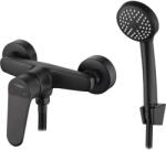 Kuchinox Atez zuhanycsaptelep fal fekete BTK_741D (BTK741D)