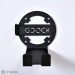 GDOCK Bike Pedal Suport de perete pentru bicicletă, negru ()